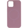Чохол Silicone Case Full Protective (AA) NO LOGO with MagSafe для Apple iPhone 11 (6.1") Ліловий / Lilac Pride