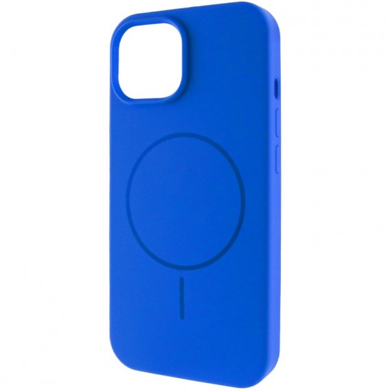 Чохол Silicone Case Full Protective (AA) NO LOGO with MagSafe для Apple iPhone 11 (6.1") Синій / Capri Blue