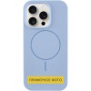 Чохол Silicone Case Full Protective (AA) NO LOGO with MagSafe для Apple iPhone 13 (6.1") Блакитний / Lilac Blue
