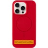 Чохол Silicone Case Full Protective (AA) NO LOGO with MagSafe для Apple iPhone 13 (6.1") Червоний / Red