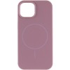 Чохол Silicone Case Full Protective (AA) NO LOGO with MagSafe для Apple iPhone 13 (6.1") Ліловий / Lilac Pride