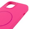 Чохол Silicone Case Full Protective (AA) NO LOGO with MagSafe для Apple iPhone 13 (6.1") Рожевий / Barbie pink