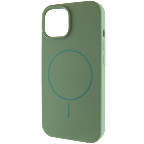 Чехол Silicone Case Full Protective (AA) NO LOGO with MagSafe для Apple iPhone 15 (6.1