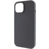 Чохол Silicone Case Full Protective (AA) NO LOGO with MagSafe для Apple iPhone 15 (6.1") Сірий / Dark Gray