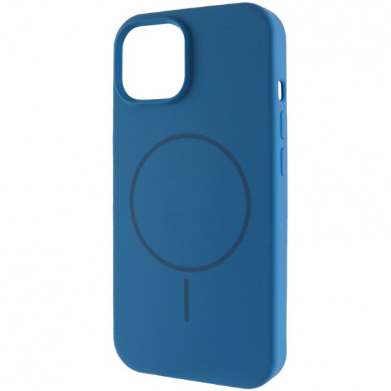 Чехол Silicone Case Full Protective (AA) NO LOGO with MagSafe для Apple iPhone 15 (6.1