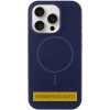 Чохол Silicone Case Full Protective (AA) NO LOGO with MagSafe для Apple iPhone 15 (6.1") Темно-синій / Midnight blue