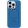 Чехол Silicone Case Full Protective (AA) NO LOGO with MagSafe для Apple iPhone 15 Pro (6.1") Синий / Denim Blue