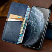 Шкіряний чохол-книжка GETMAN Cubic (PU) для Xiaomi Redmi 9 Синій