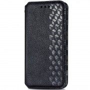 Шкіряний чохол-книжка GETMAN Cubic (PU) для Xiaomi Redmi 9 Чорний