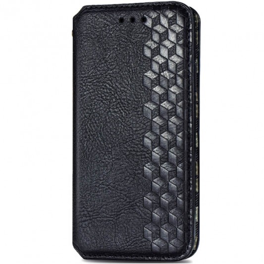 Шкіряний чохол-книжка GETMAN Cubic (PU) для Xiaomi Redmi 9 Чорний