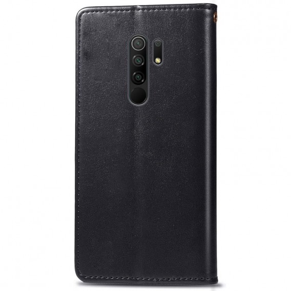 Шкіряний чохол-книжка GETMAN Gallant (PU) для Xiaomi Redmi 9 Чорний Шкіряний чохол-книжка GETMAN Gallant (PU) для Xiaomi Redmi 9 Чорний