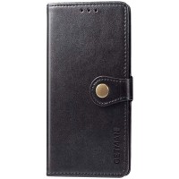 Кожаный чехол-книжка GETMAN Gallant (PU) для Xiaomi Redmi 9 Черный