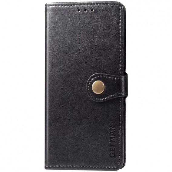 Шкіряний чохол-книжка GETMAN Gallant (PU) для Xiaomi Redmi 9 Чорний