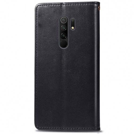 Шкіряний чохол-книжка GETMAN Gallant (PU) для Xiaomi Redmi 9 Чорний