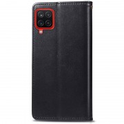 Шкіряний чохол-книжка GETMAN Gallant (PU) для Samsung Galaxy A12 / M12 Чорний