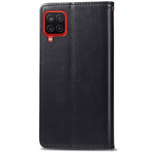 Шкіряний чохол-книжка GETMAN Gallant (PU) для Samsung Galaxy A12 / M12 Чорний - зображення 1 
