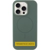 Чохол Silicone Case Full Protective (AA) NO LOGO with MagSafe для Apple iPhone 14 (6.1") Зелений / Pine green