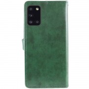 Кожаный чехол-книжка GETMAN Gallant (PU) для Samsung Galaxy A31 Зеленый