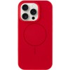 Чохол Silicone Case Full Protective (AA) NO LOGO with MagSafe для Apple iPhone 12 Pro / 12 (6.1") Червоний / Red