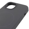 Чохол Silicone Case Full Protective (AA) NO LOGO with MagSafe для Apple iPhone 12 Pro / 12 (6.1") Сірий / Dark Gray