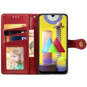 Шкіряний чохол-книжка GETMAN Gallant (PU) для Xiaomi Redmi Note 10 / Note 10s Червоний