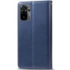 Шкіряний чохол-книжка GETMAN Gallant (PU) для Xiaomi Redmi Note 10 / Note 10s Синій