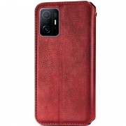 Шкіряний чохол-книжка GETMAN Cubic (PU) для Xiaomi 11T / 11T Pro Червоний
