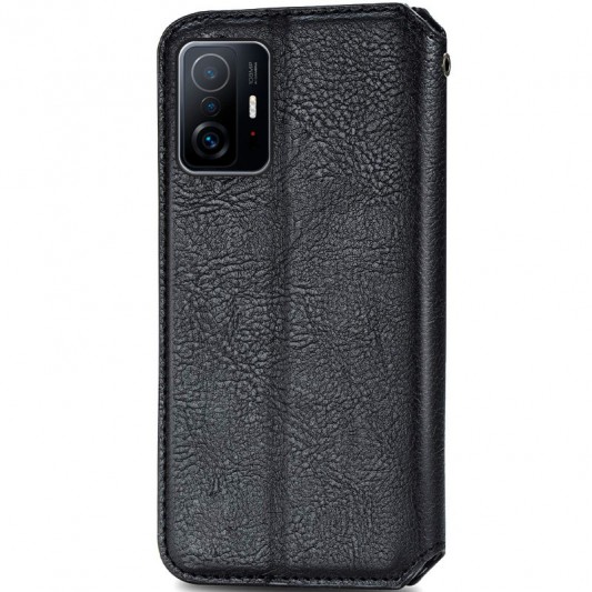 Шкіряний чохол-книжка GETMAN Cubic (PU) для Xiaomi 11T / 11T Pro Чорний - зображення 3 