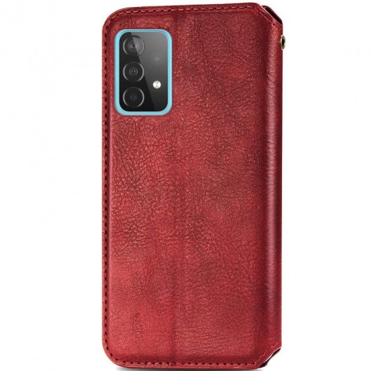 Шкіряний чохол-книжка GETMAN Cubic (PU) для Samsung Galaxy A23 4G Червоний - зображення 1 