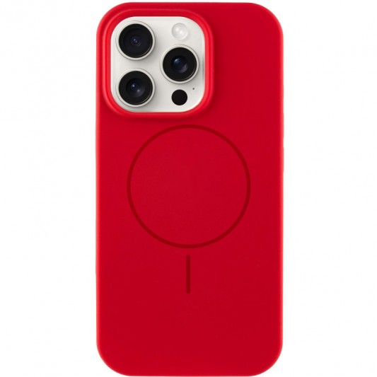 Чохол Silicone Case Full Protective (AA) NO LOGO with MagSafe для Apple iPhone 11 Pro (5.8") Червоний / Red