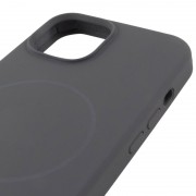 Чохол Silicone Case Full Protective (AA) NO LOGO with MagSafe для Apple iPhone 11 Pro (5.8") Сірий / Dark Gray
