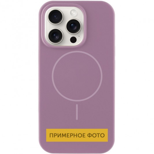 Чехол Silicone Case Full Protective (AA) NO LOGO with MagSafe для Apple iPhone 16 Plus (6.7