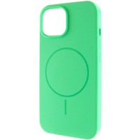 Чохол Silicone Case Full Protective (AA) NO LOGO with MagSafe для Apple iPhone 14 Plus (6.7") Зелений / Spearmint