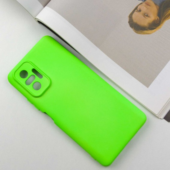 Чохол Silicone Cover Lakshmi для Xiaomi Redmi Note 10 Pro / Max Салатовий
