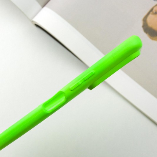 Чехол Silicone Cover Lakshmi Full Camera (A) для Xiaomi Redmi Note 10 Pro / 10 Pro Max Салатовый / Neon Green - изображение 4
