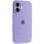 Чохол Silicone Case Full Camera Protective (AA) для Apple iPhone 16 (6.1") Бузковий / Dasheen