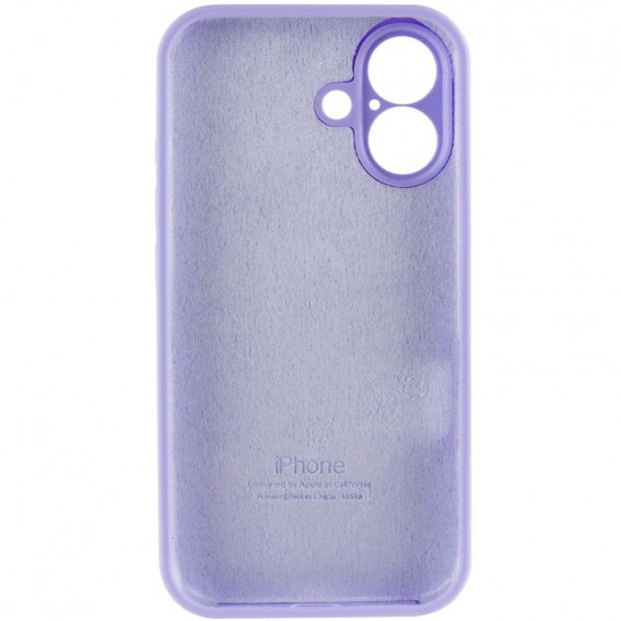 Чехол Silicone Case Full для iPhone 16 (6.1") - сиреневый Dasheen