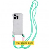 Чохол TPU CrossBody with straps для Apple iPhone 16e / 17e (6.1") Transparent Чохол TPU CrossBody with straps для Apple iPhone 16e / 17e (6.1") Transparent