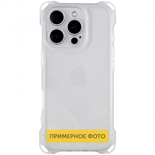 Чехол TPU CrossBody with straps для Apple iPhone 16e (6.1") Transparent - изображение 1
