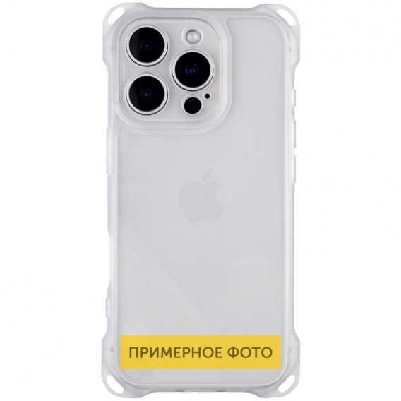Чохол TPU CrossBody with straps для Apple iPhone 16e (6.1") Transparent