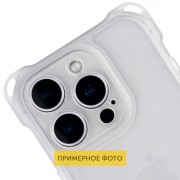 Чехол TPU CrossBody with straps для Apple iPhone 16e (6.1") Transparent