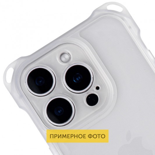 Чехол TPU CrossBody with straps для Apple iPhone 16e (6.1") Transparent - изображение 2