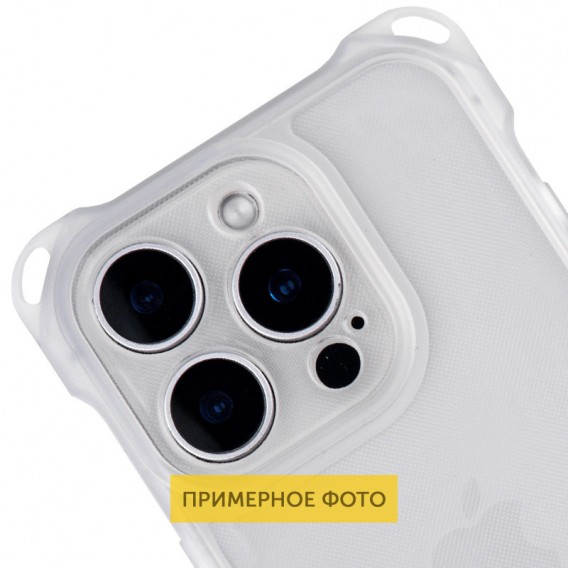 Чохол TPU CrossBody with straps для Apple iPhone 16e (6.1") Transparent