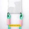 Чохол TPU CrossBody with straps для Apple iPhone 16e (6.1") Transparent