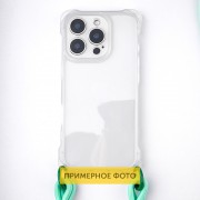 Чехол TPU CrossBody with straps для Apple iPhone 16e (6.1") Transparent