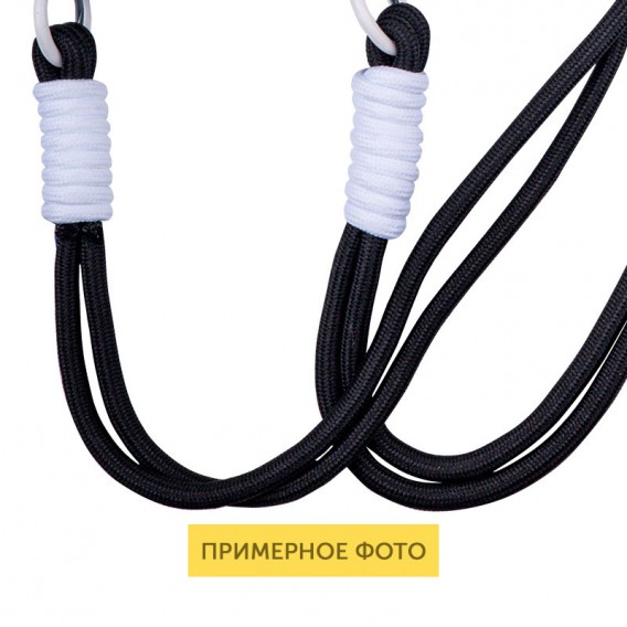 Чехол TPU CrossBody with straps для Apple iPhone 15 (6.1") Black