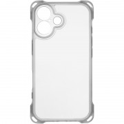 Чехол TPU CrossBody with straps для Apple iPhone 16 (6.1") Transparent