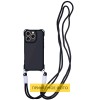 Чохол TPU CrossBody with straps для Apple iPhone 16 Plus (6.7") Black