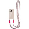 Чохол TPU CrossBody with straps для Apple iPhone 16 Pro (6.3") Antique White
