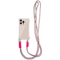 Чохол TPU CrossBody with straps для Apple iPhone 16 Pro (6.3") Antique White